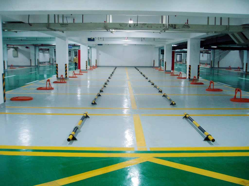 珠海停车场车位划线厂家|地下车库划线厂家价格 